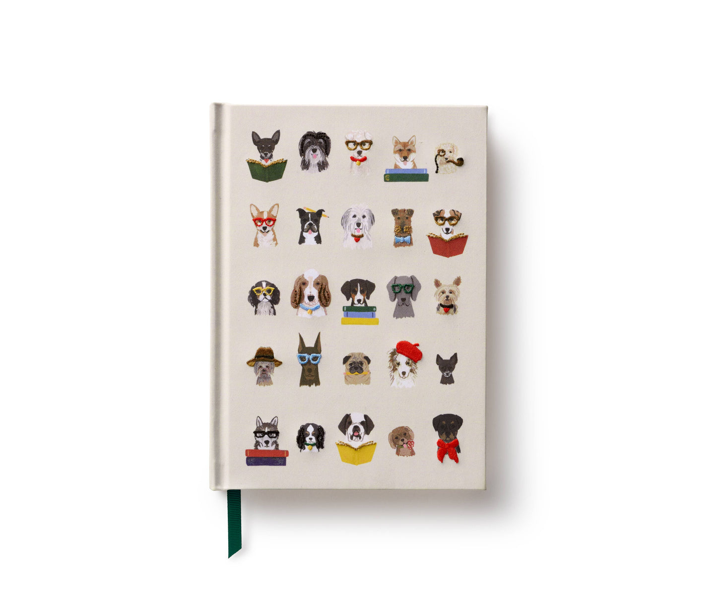 Dogs Embroidered Journal