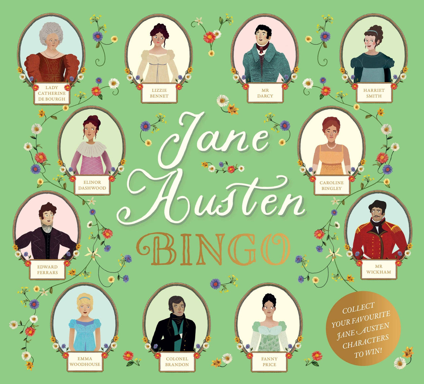 Jane Austen Bingo - r. h. ballard shop & gallery