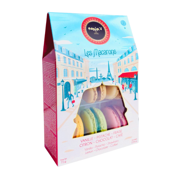 Maxim's de Paris Assorted Macarons Gift Box 2.54oz