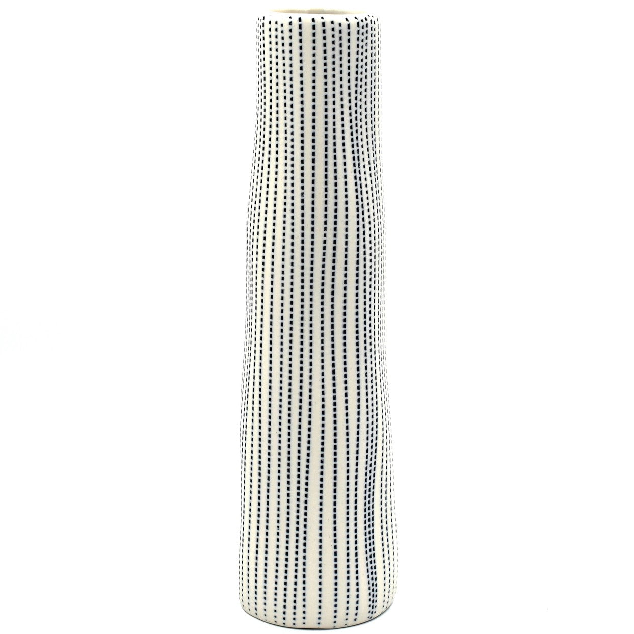 Koza Blue & White Dots Porcelain Bud Vase