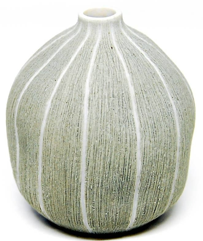 Gugu Grey Small Porcelain Bud Vase