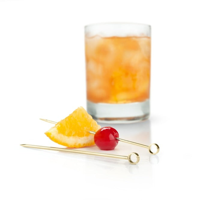 Cocktail Picks Gold, Set of 6