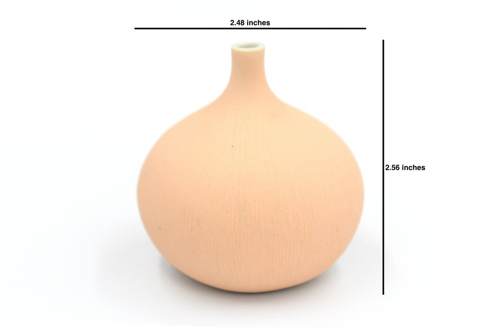 Congo Apricot Porcelain Bud Vase