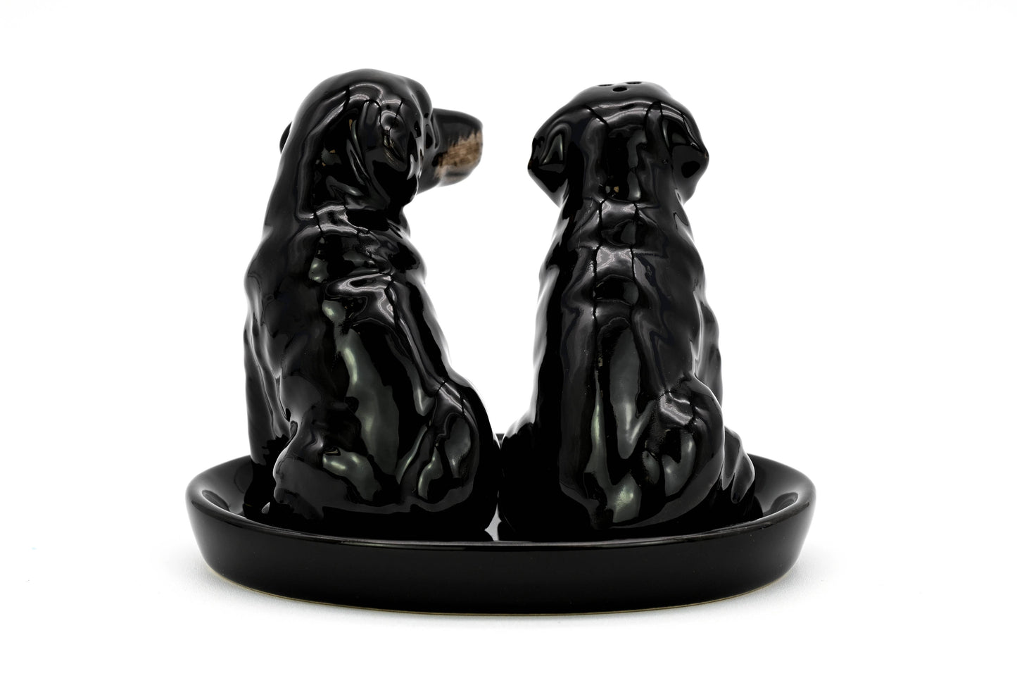 Black Labrador SALT AND PEPPER SHAKER