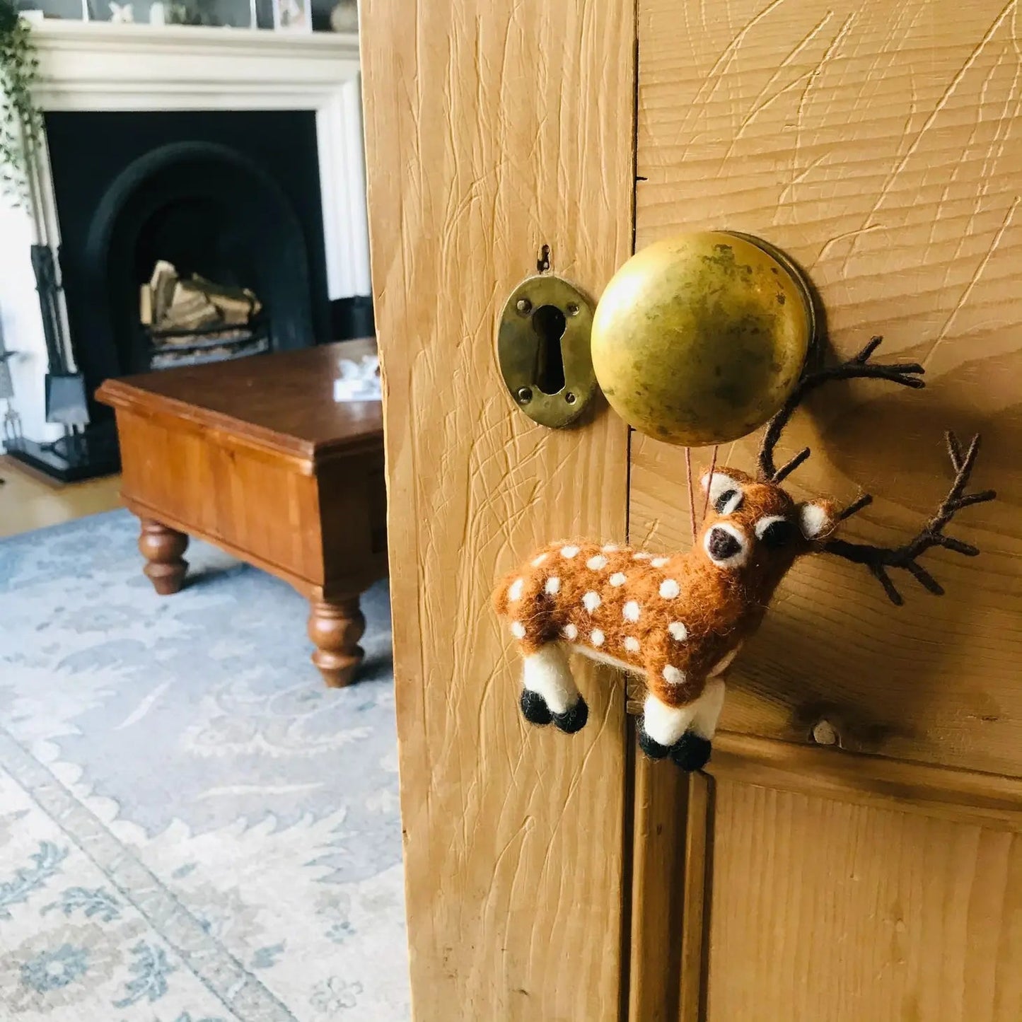 Handmade Stunning Stag Felt Ornament