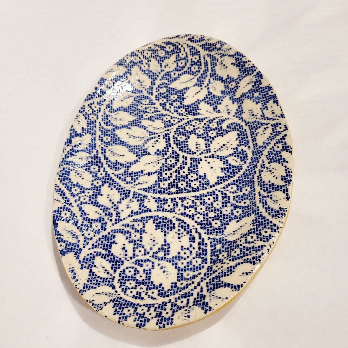 Terrafirma Ceramics- Petite Oval Arcadia Cobalt