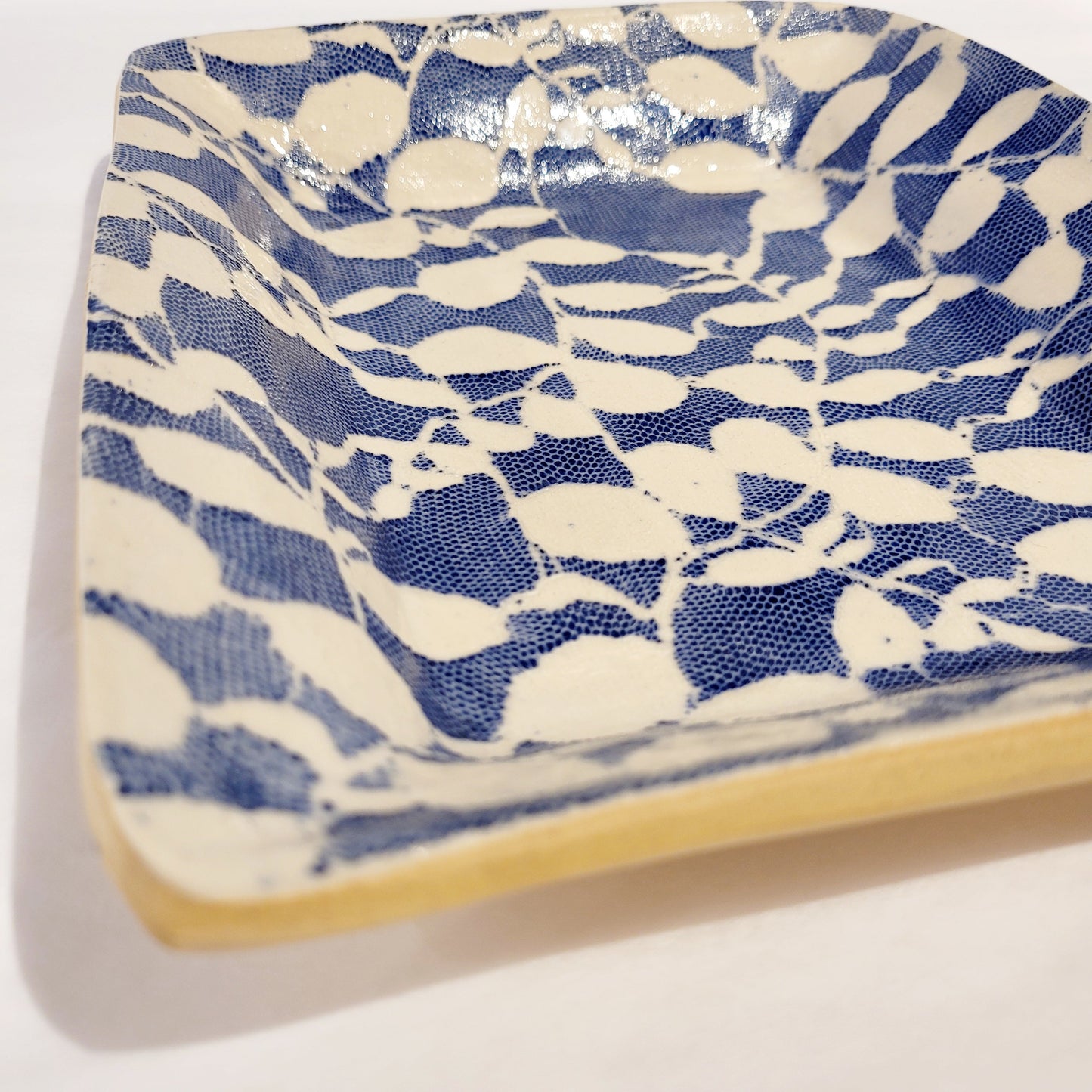 Terrafirma Ceramics - Small Party Platter Aspen Cobalt 10”
