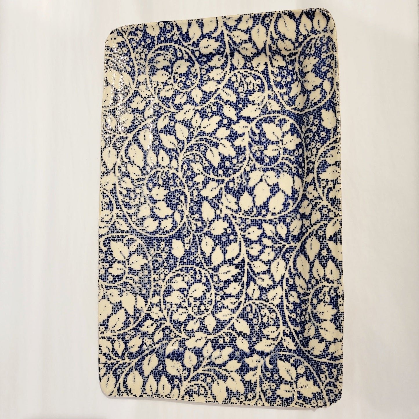 Terrafirma Ceramics - Large Party Platter Arcadia Cobalt 17”