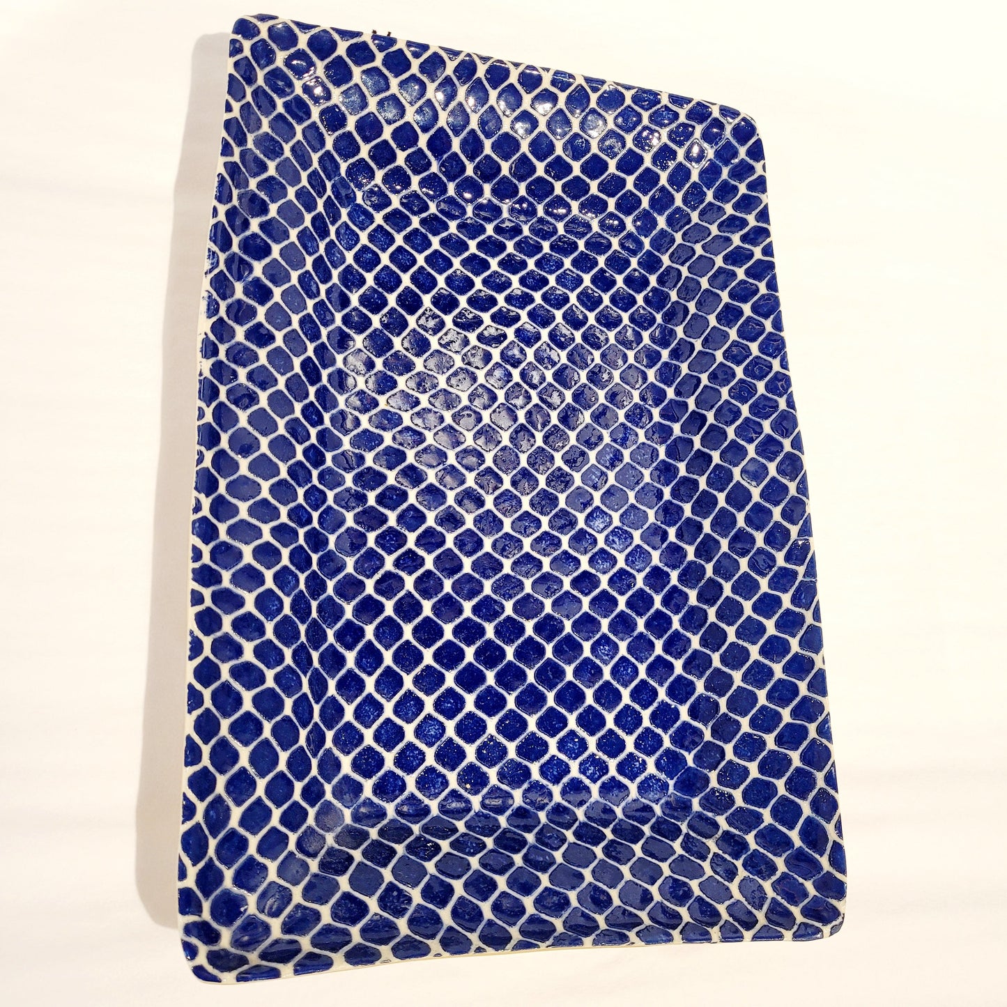 Terrafirma Ceramics - Medium Party Platter Taj Cobalt 13”