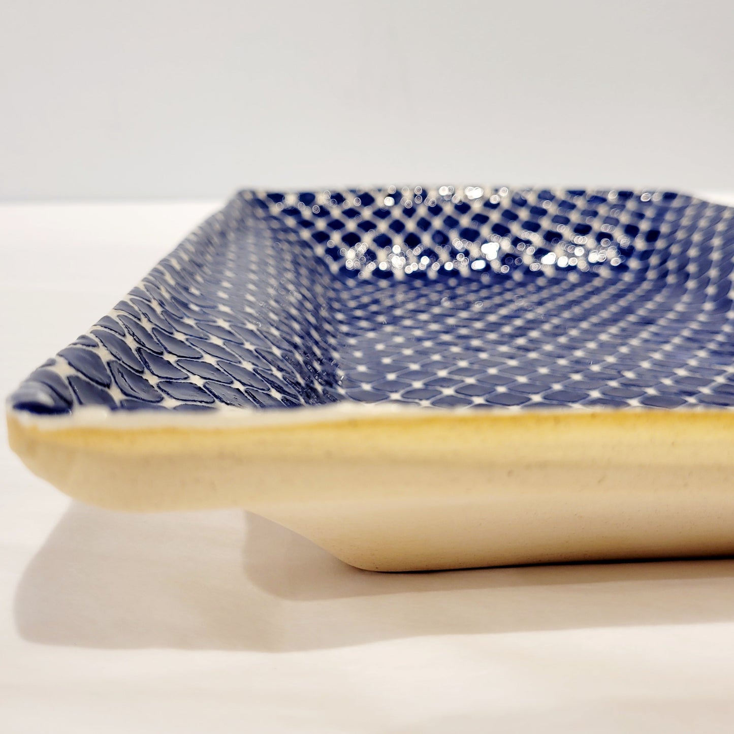 Terrafirma Ceramics - Medium Party Platter Taj Cobalt 13”