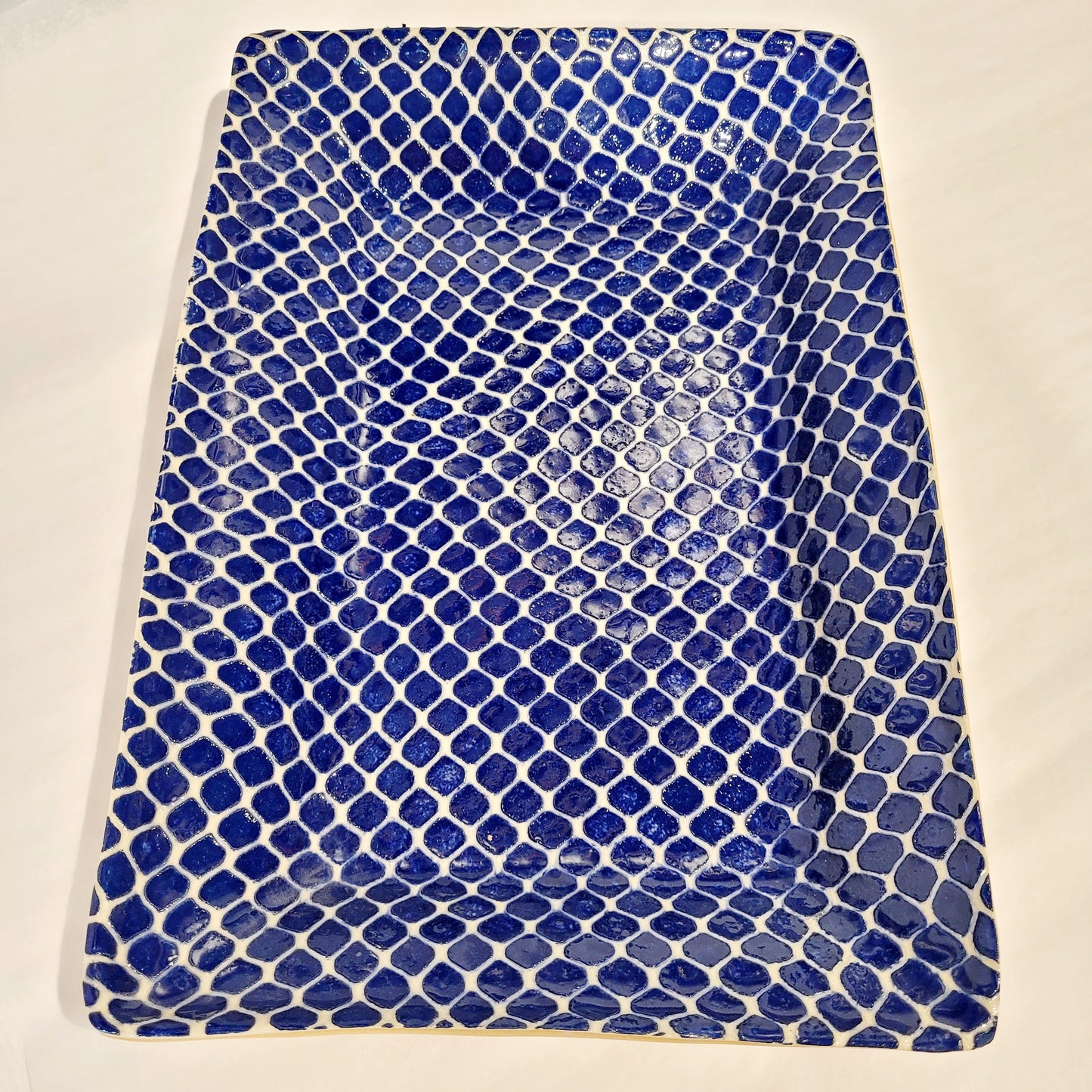 Terrafirma Ceramics - Medium Party Platter Taj Cobalt 13”