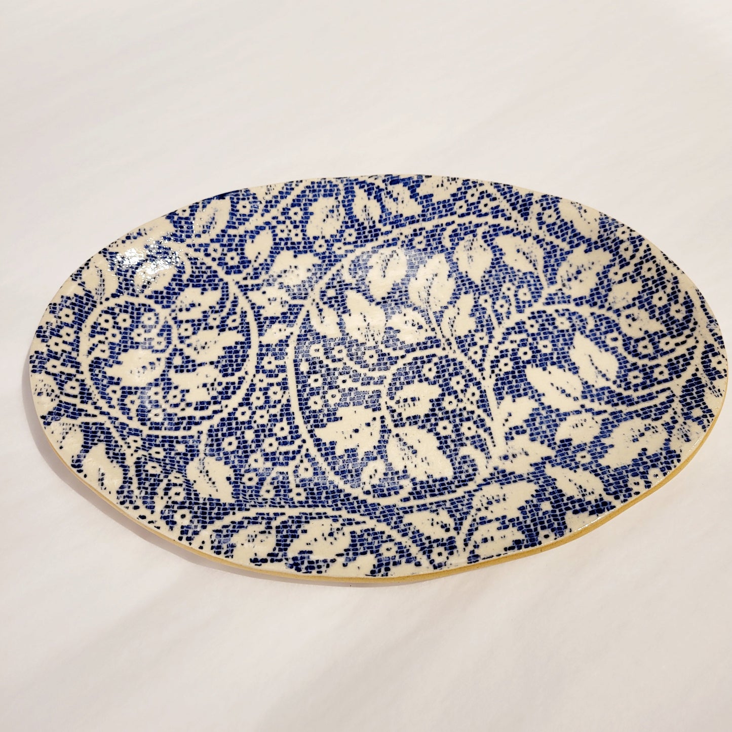 Terrafirma Ceramics- Petite Oval Arcadia Cobalt
