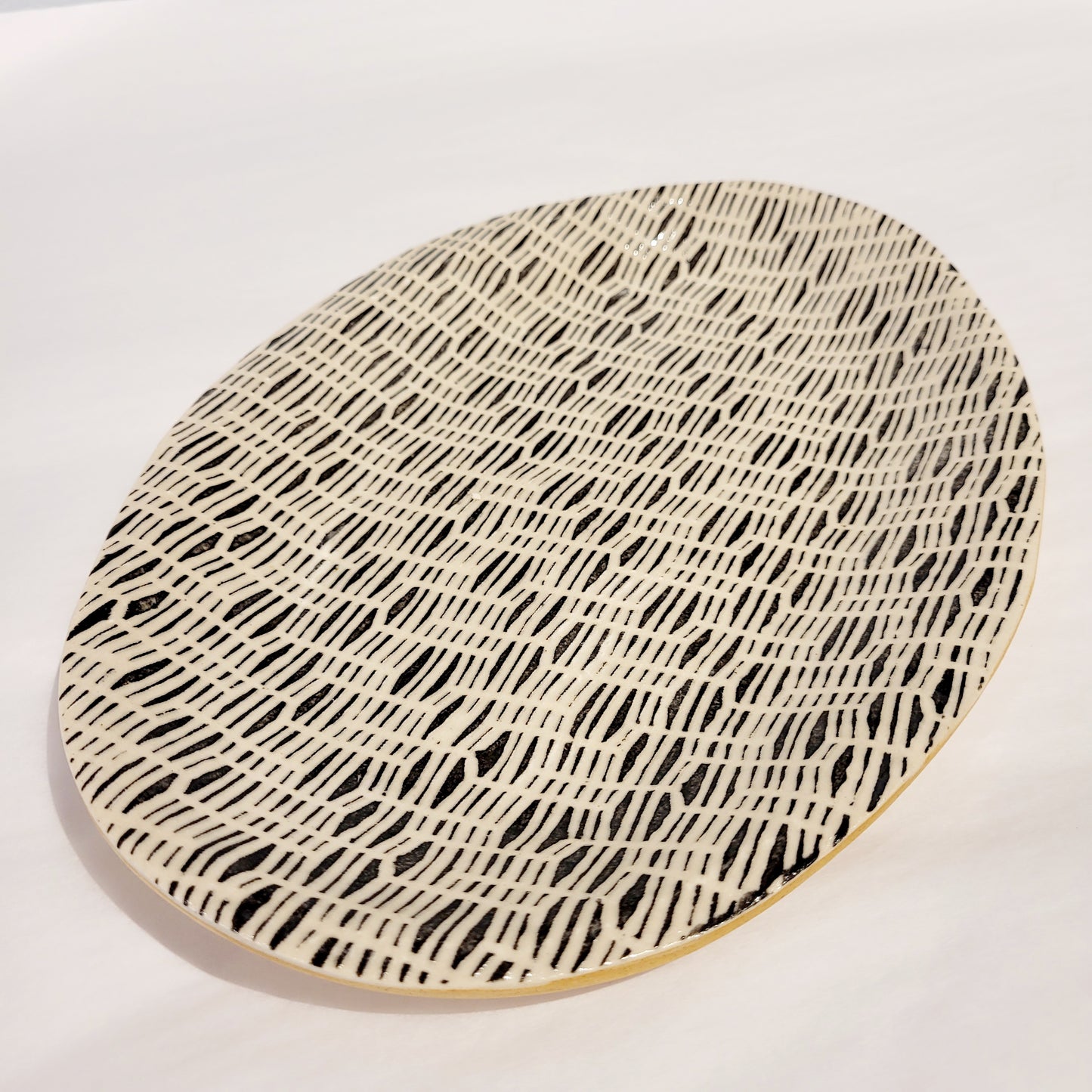 Terrafirma Ceramics-Petite Oval Rattan Black