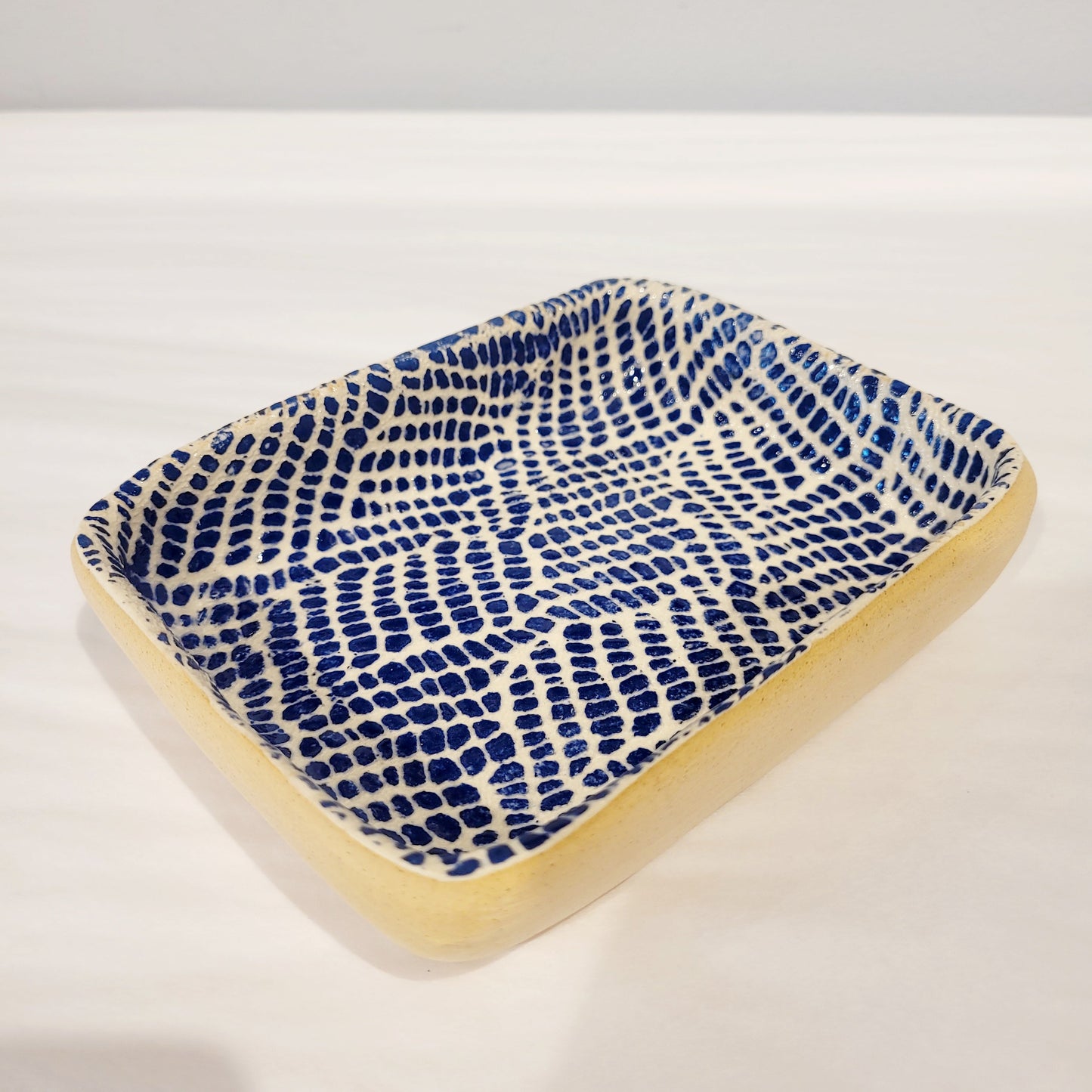 Terrafirma Ceramics - Cobalt Tasting Rectangular Dips
