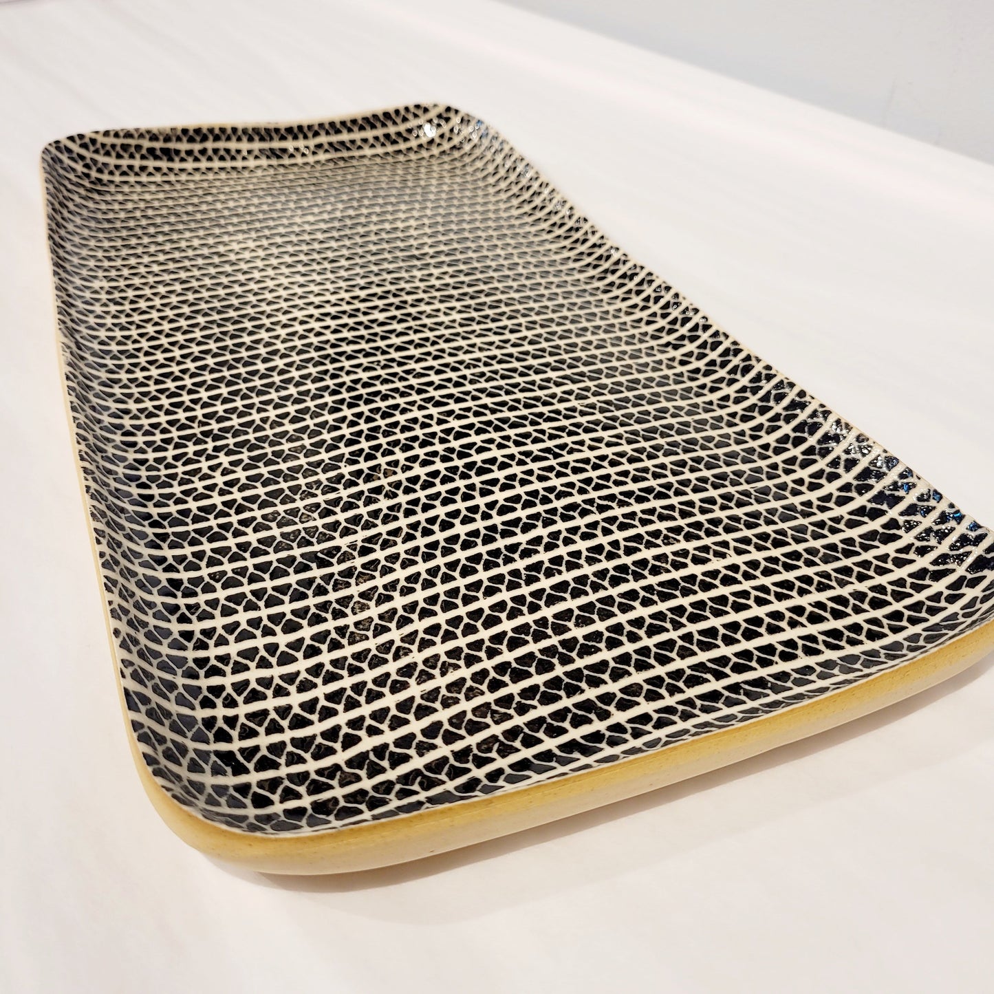 Copy of Terrafirma Ceramics - Black Strata Large Tray
