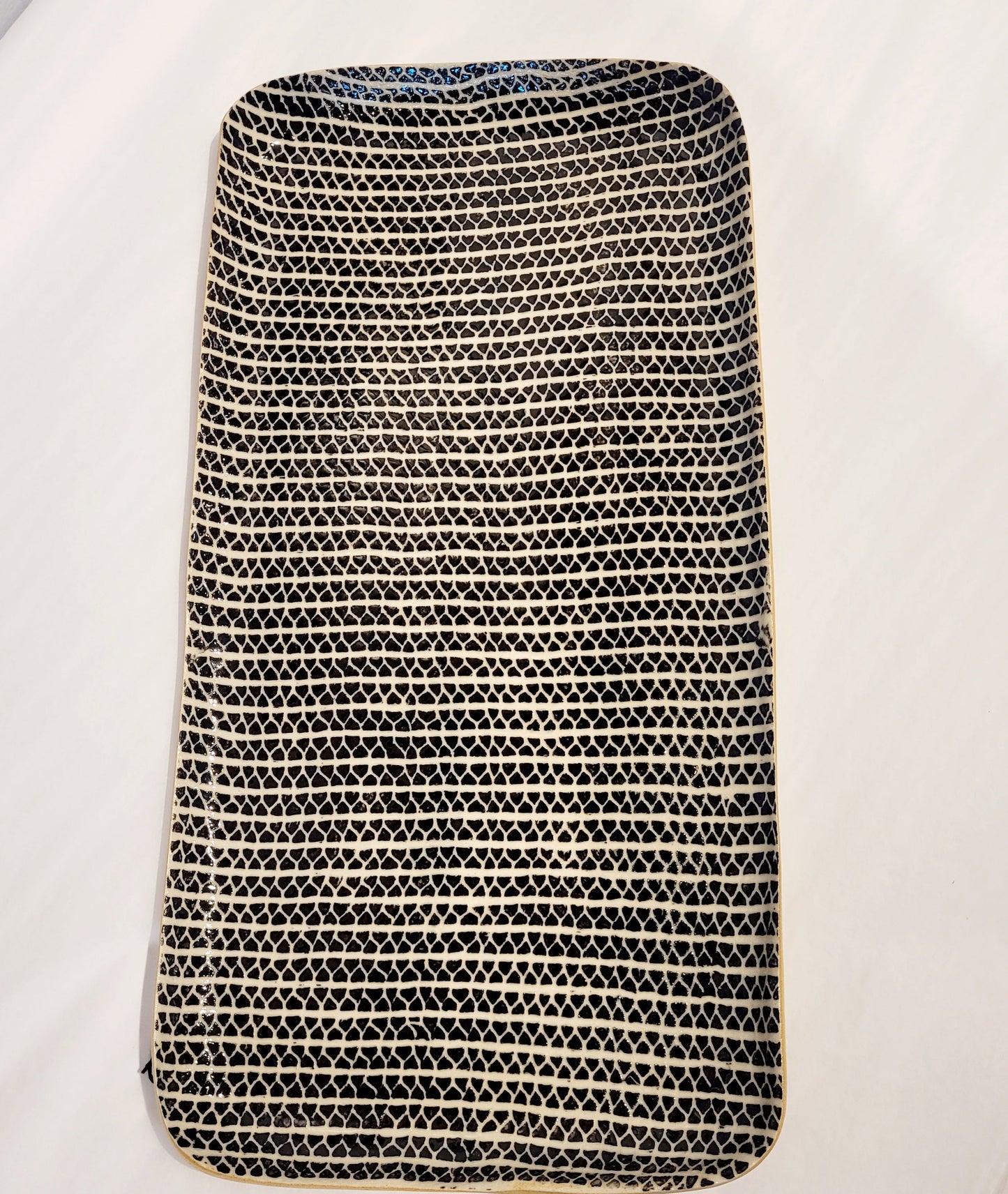 Copy of Terrafirma Ceramics - Black Strata Large Tray