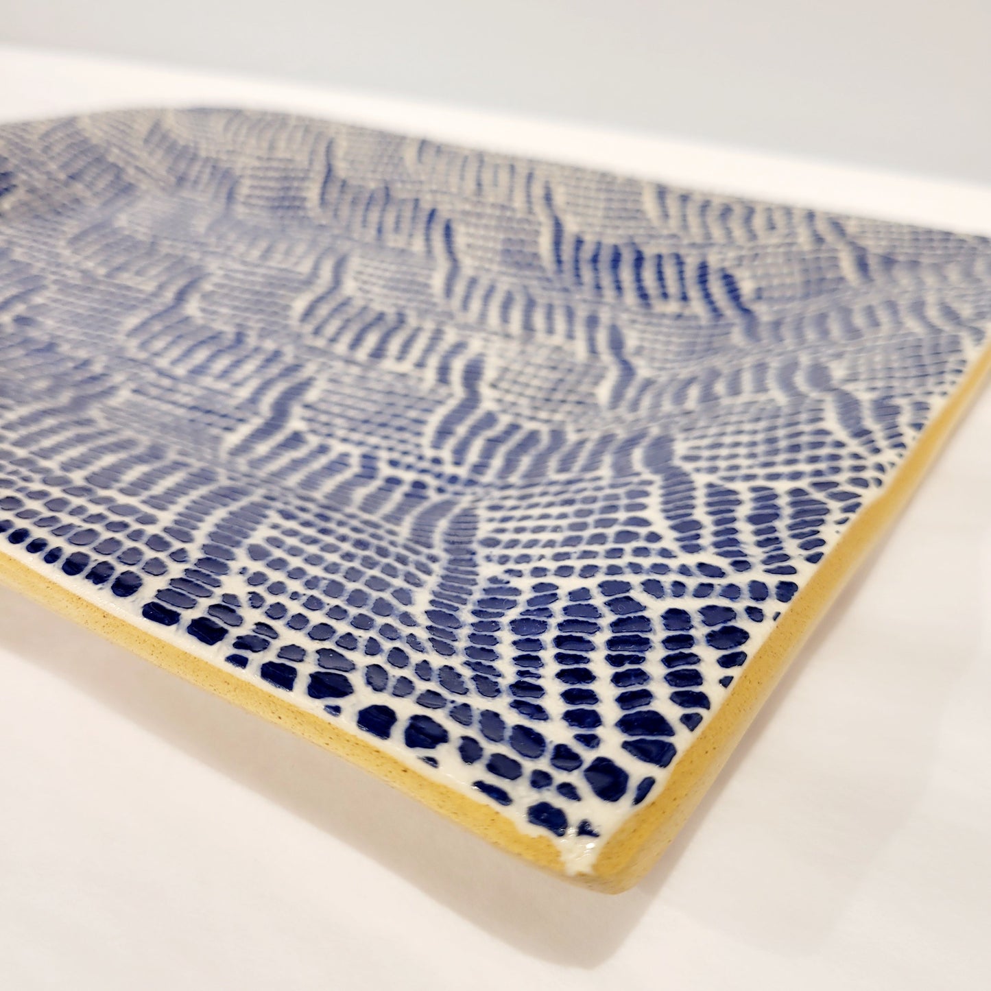 Terrafirma Ceramics - Cobalt Braid Charcuterie Tray