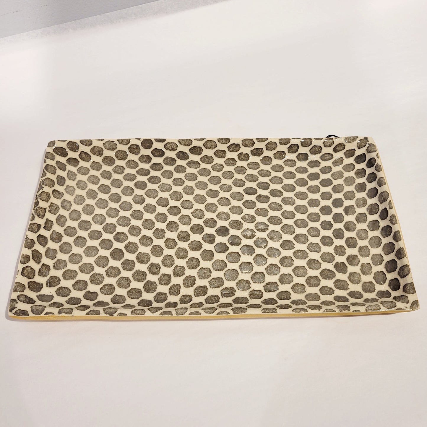 Terrafirma Ceramics - Charcoal Dot Stacking Tray