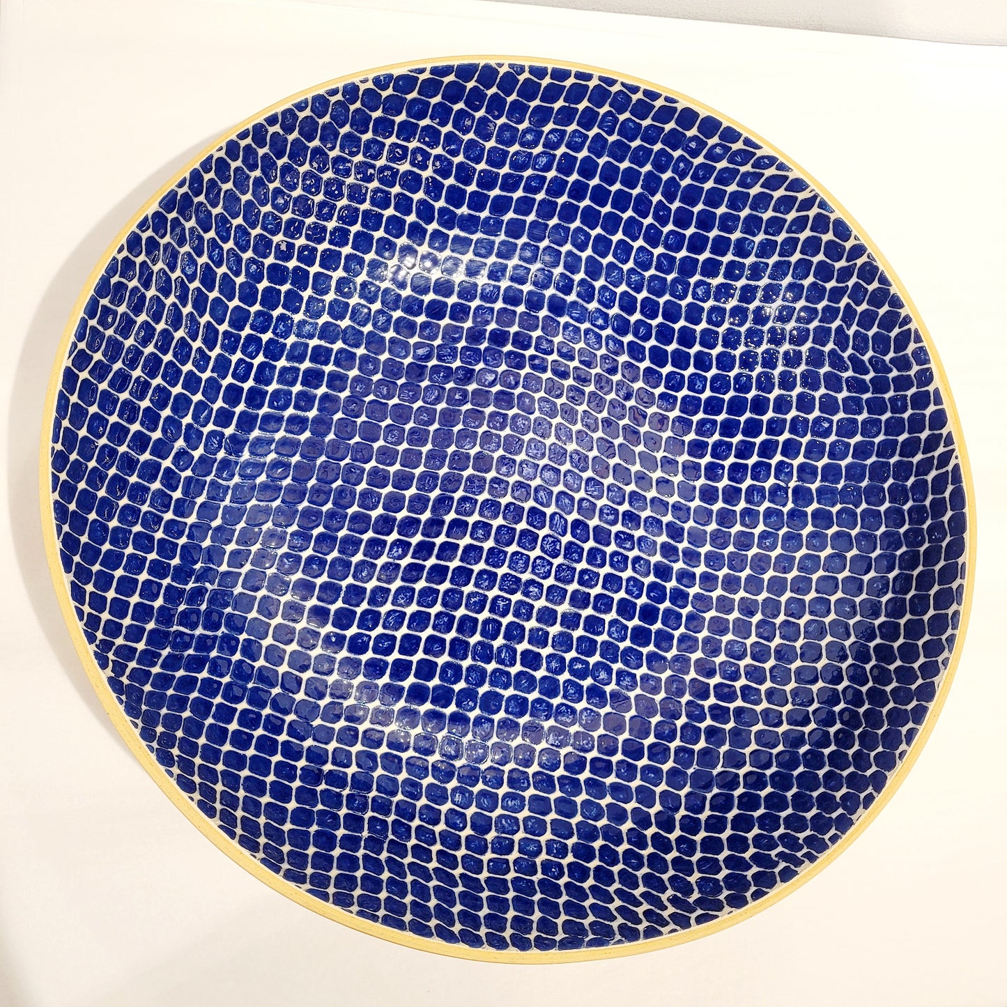 Terrafirma Ceramics - Cobalt Taj 15” Super Serving Bowl