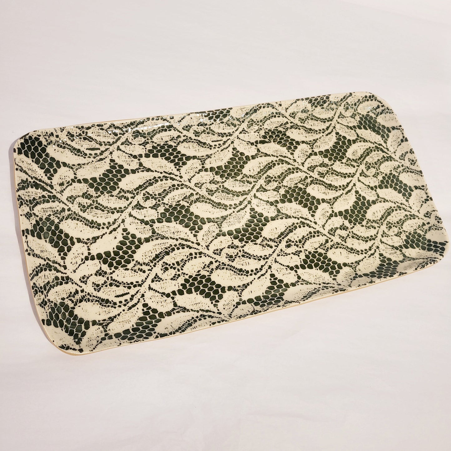 Terrafirma Ceramics - Green Pine Arbor Tasting Tray