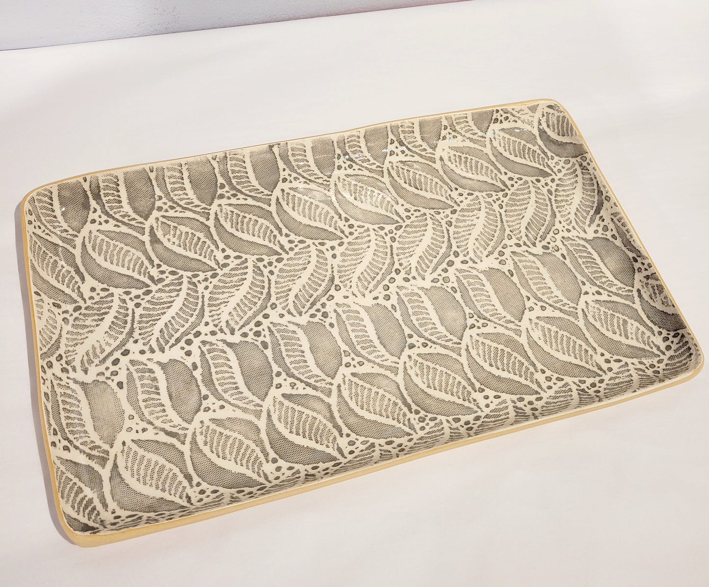 Terrafirma Ceramics - Charcoal Tahiti Large Stacking Tray