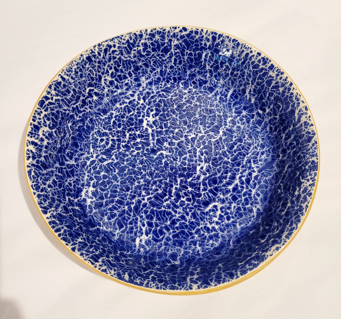 Terrafirma Ceramics - Cobalt Crackle Pasta Bowl