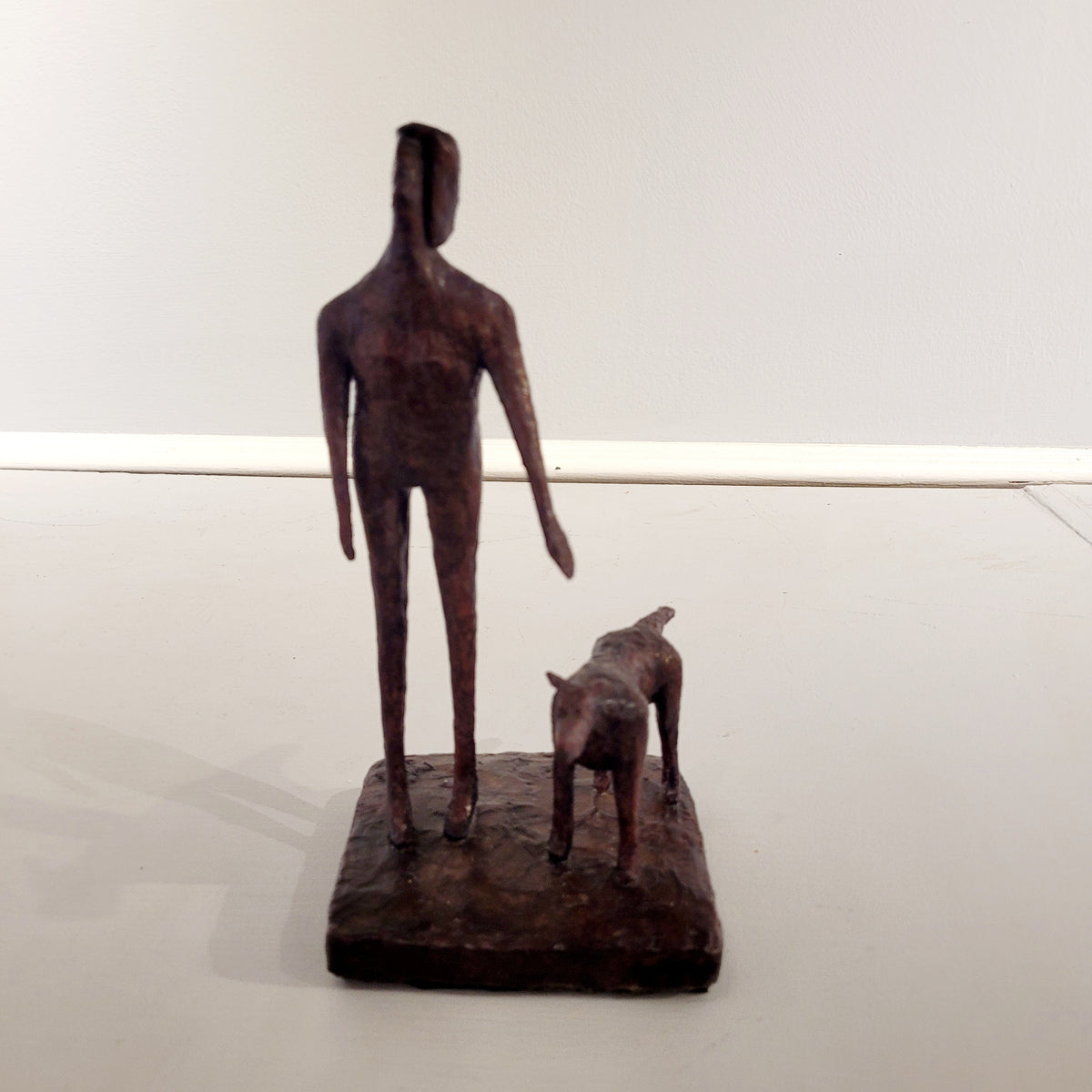 Blind Man Reaching for his Dog, Mary Brownstein - r. h. ballard shop & gallery