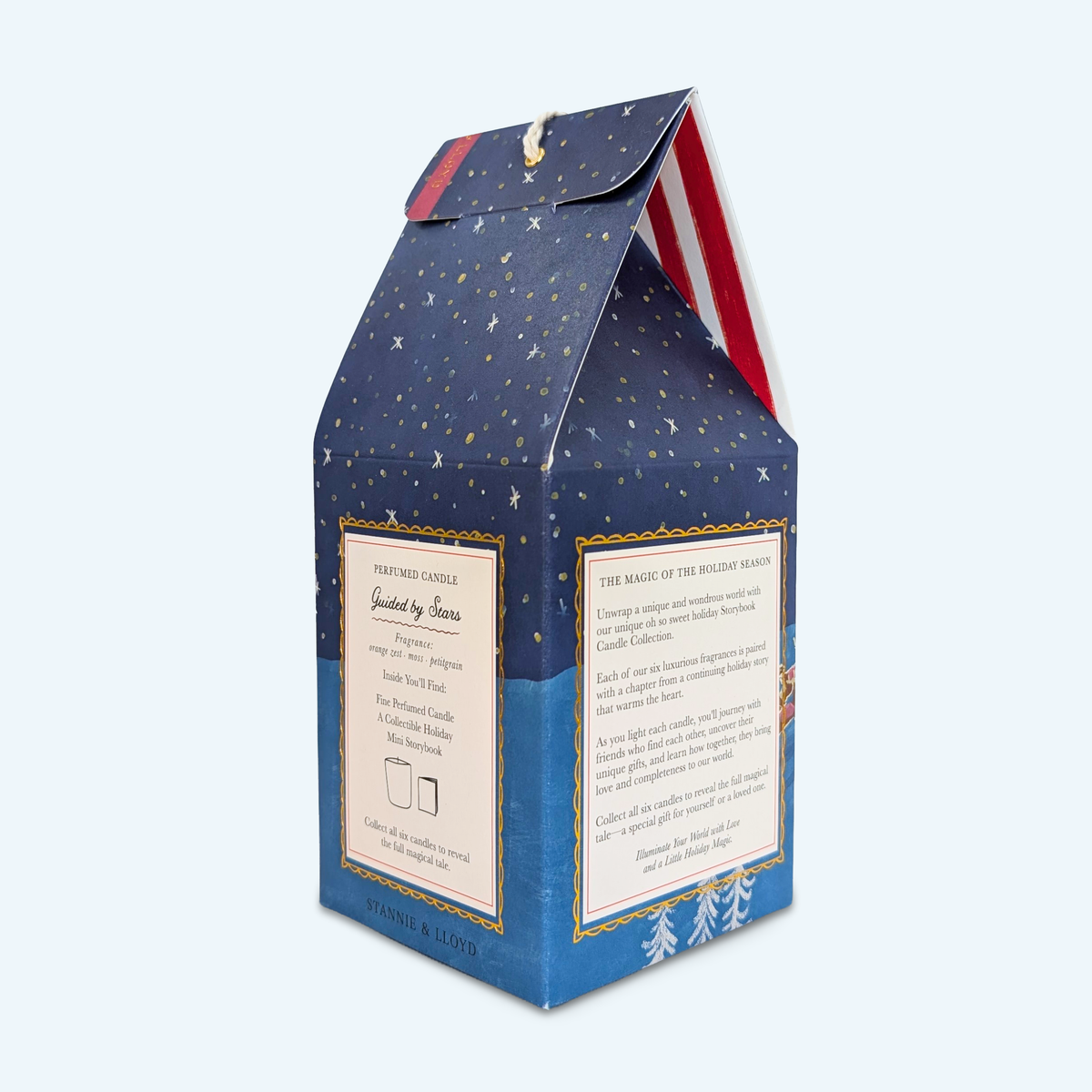 Holiday Storybook Candle - Guided by Stars - r. h. ballard shop & gallery