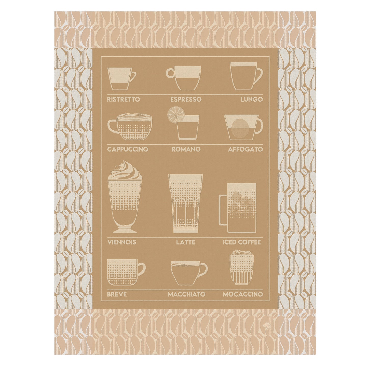 NEW! Barista Beige Tea Towel