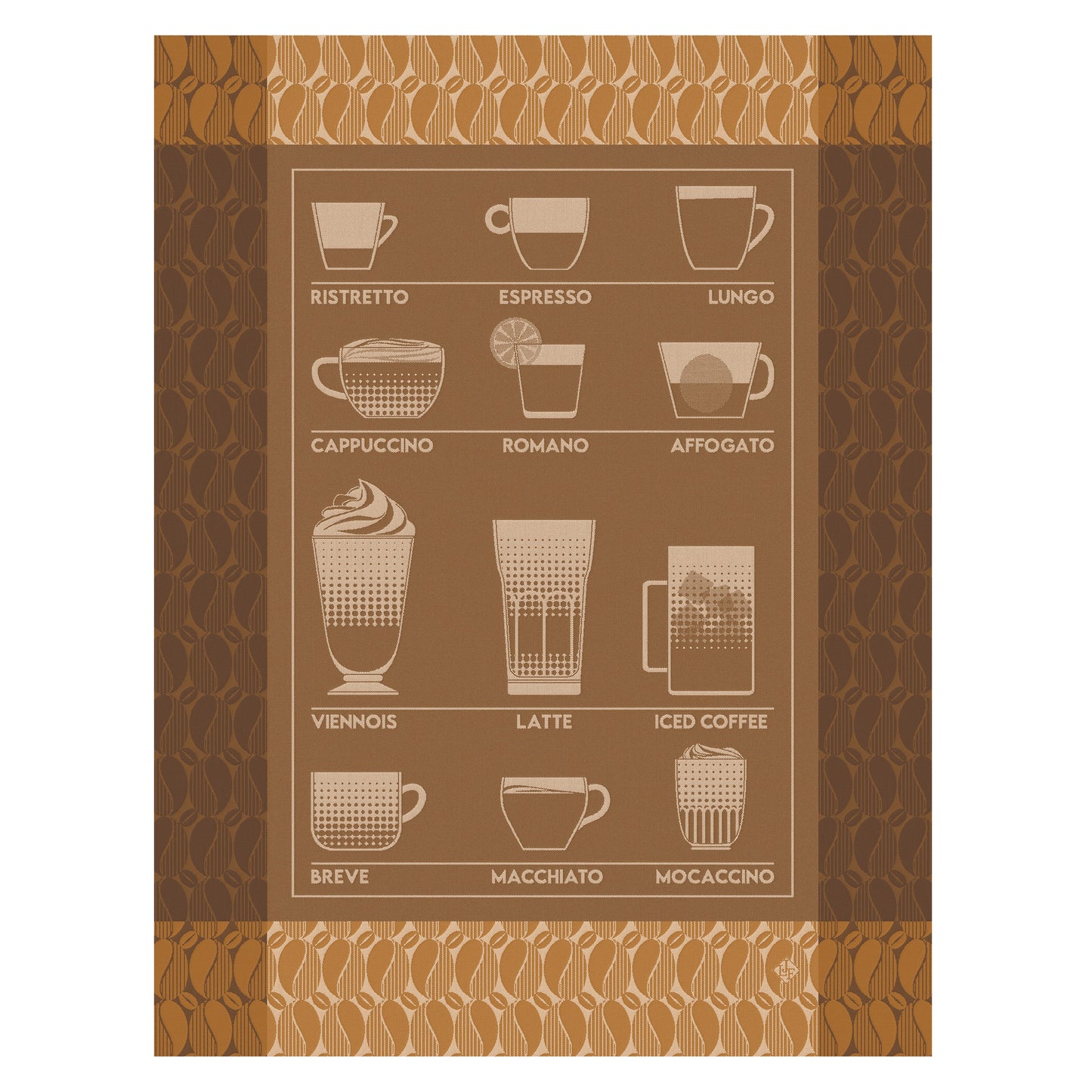 Barista Brown Tea Towel