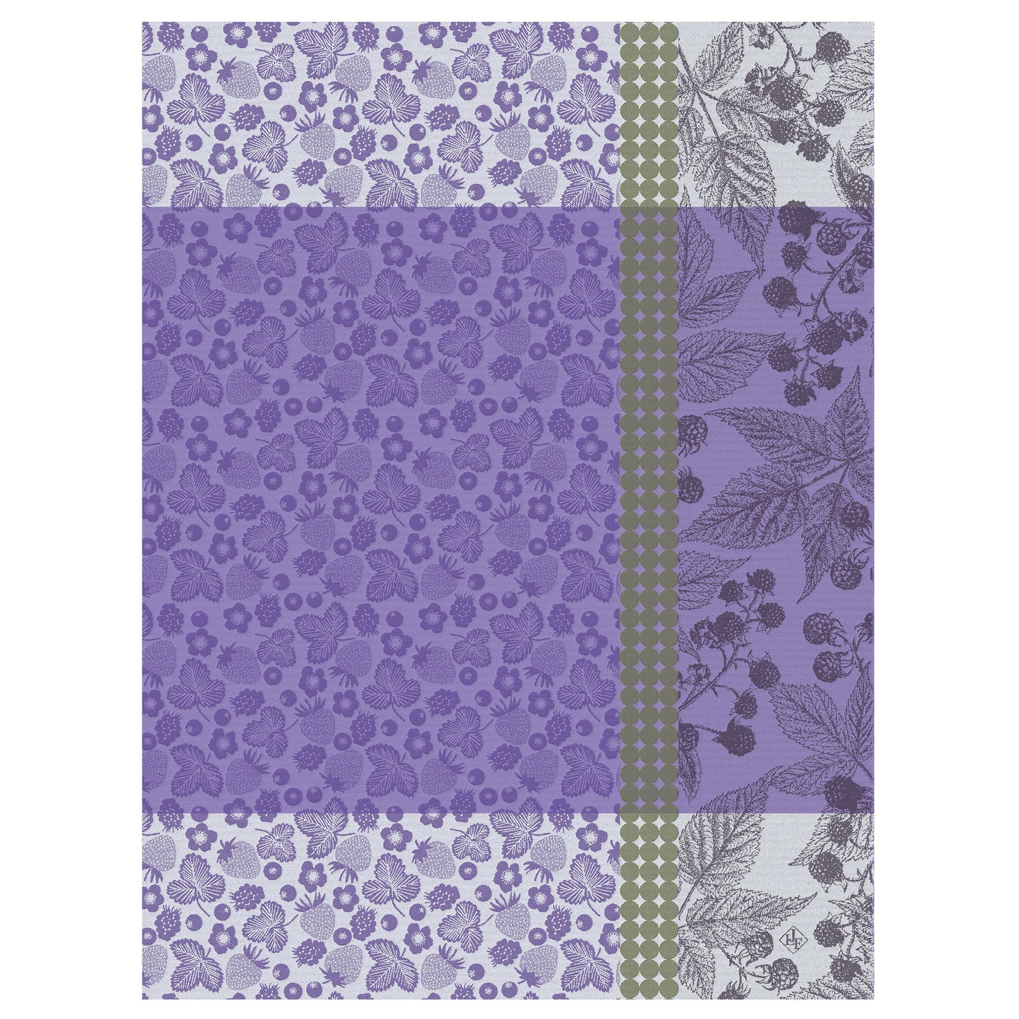 Cueillette d’ete Purple Tea Towel