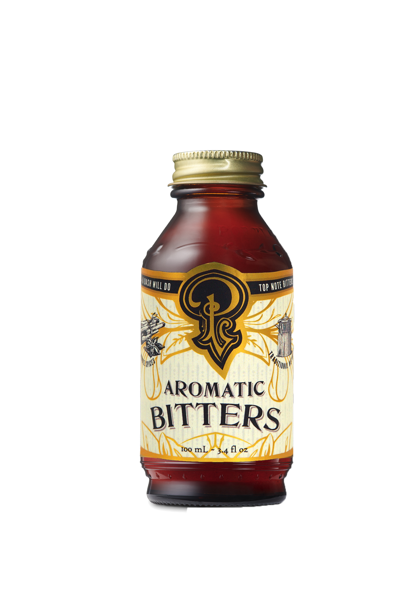 Aromatic Bitters 3.4 oz - cocktail / mocktail beverage mixer