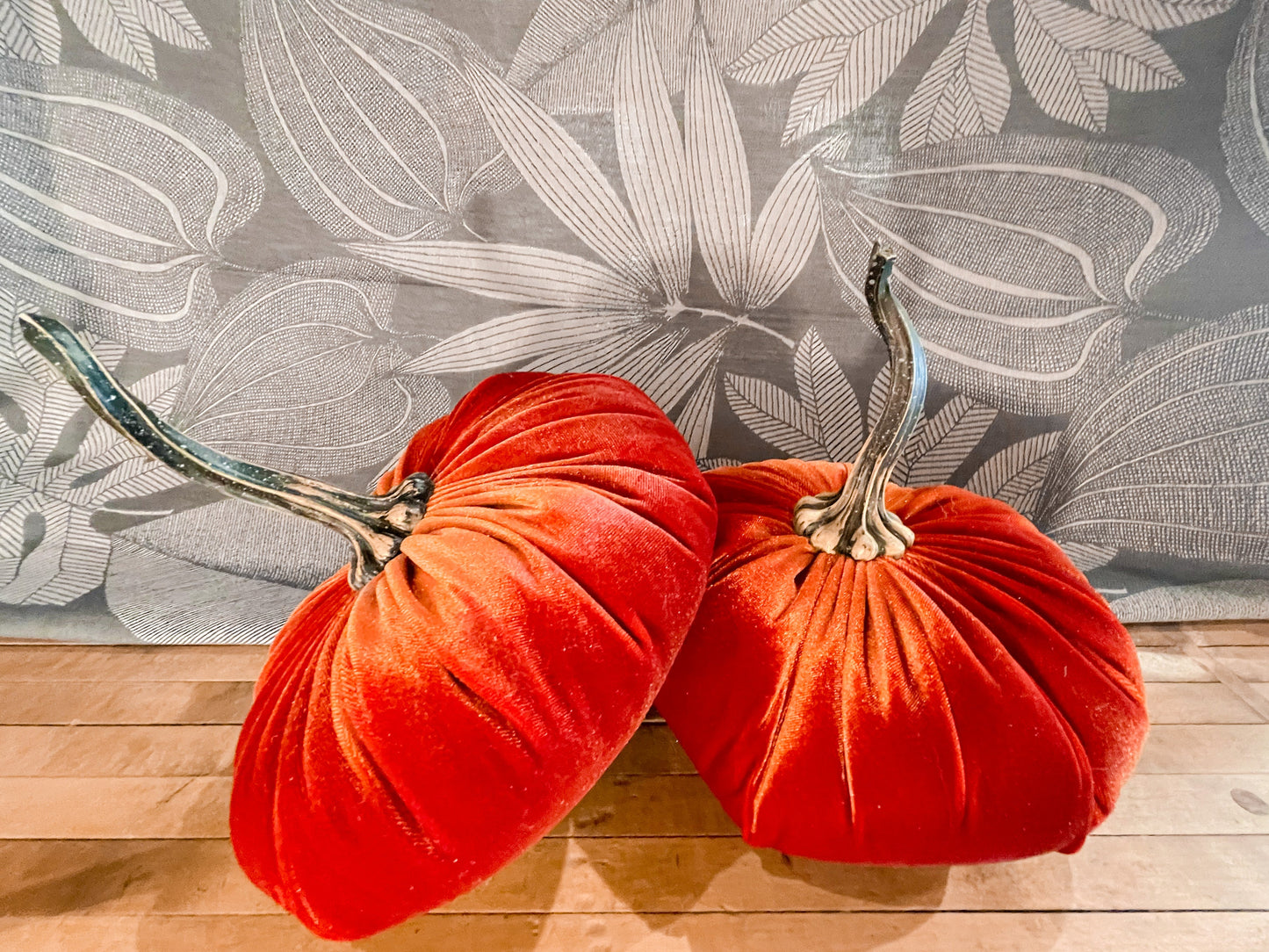 Medium Velvet Pumpkin