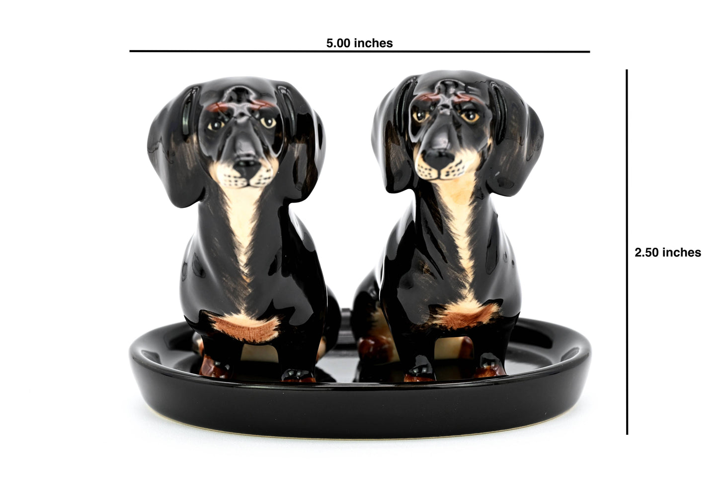 SALT AND PEPPER SHAKER Dachshund(black)