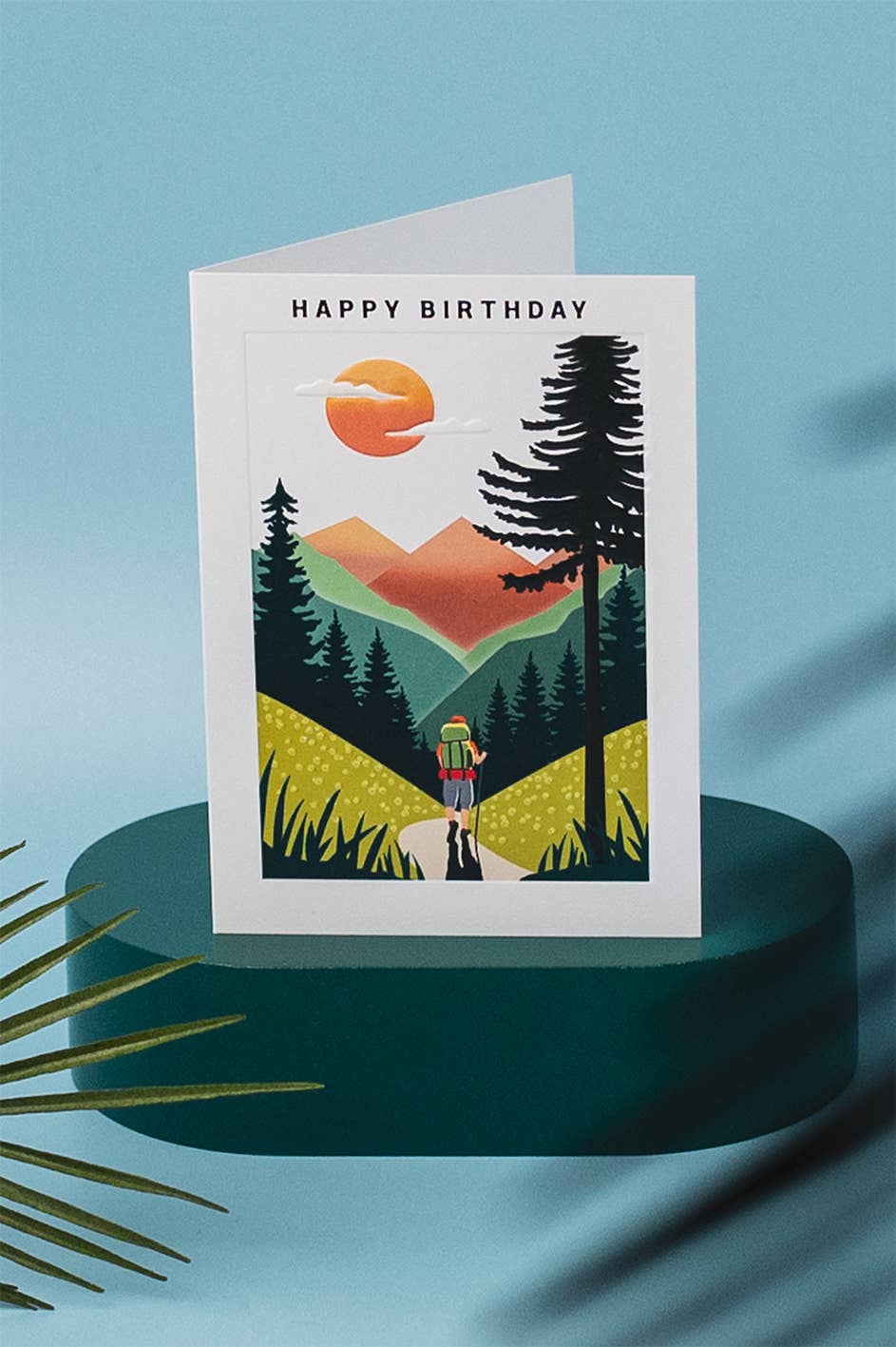 BIRTHDAY HIKING GREETING CARD ROSANNA ROSSI