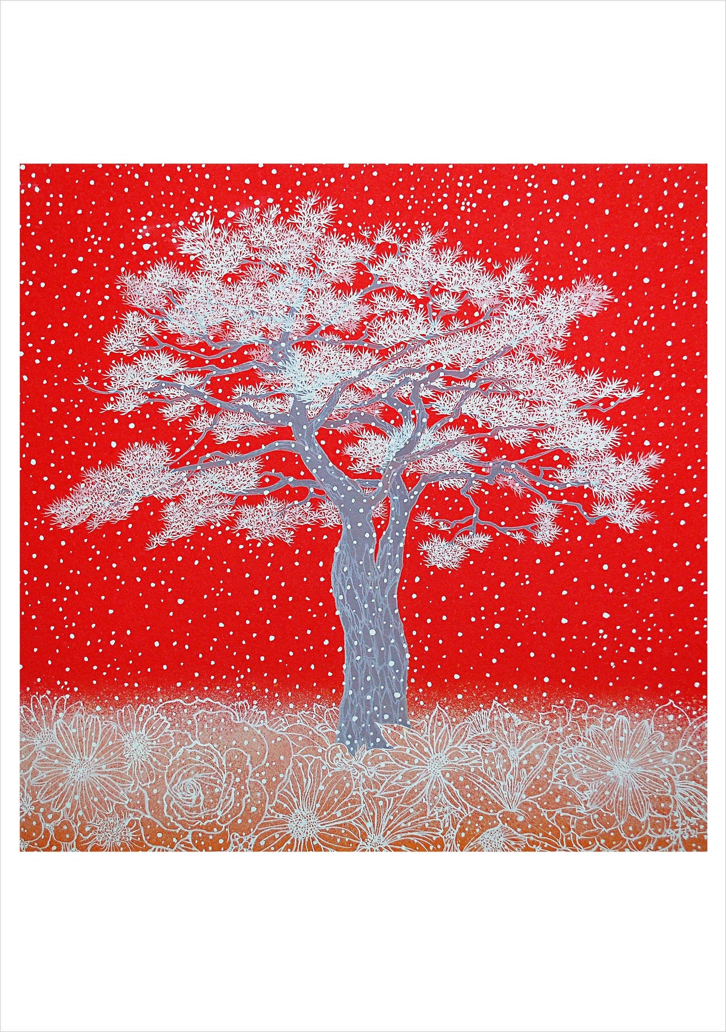 Kyung-Hwa Yu: Snow Flower—Pine Holiday Cards