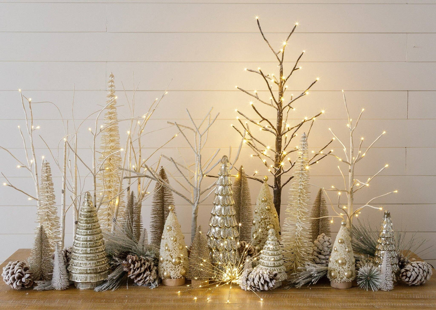 Lighted Flocked Tree