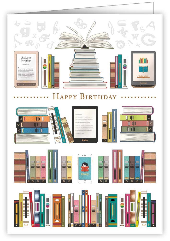 BIRTHDAY BOOKS GREETING CARD QUIRE - r. h. ballard shop & gallery