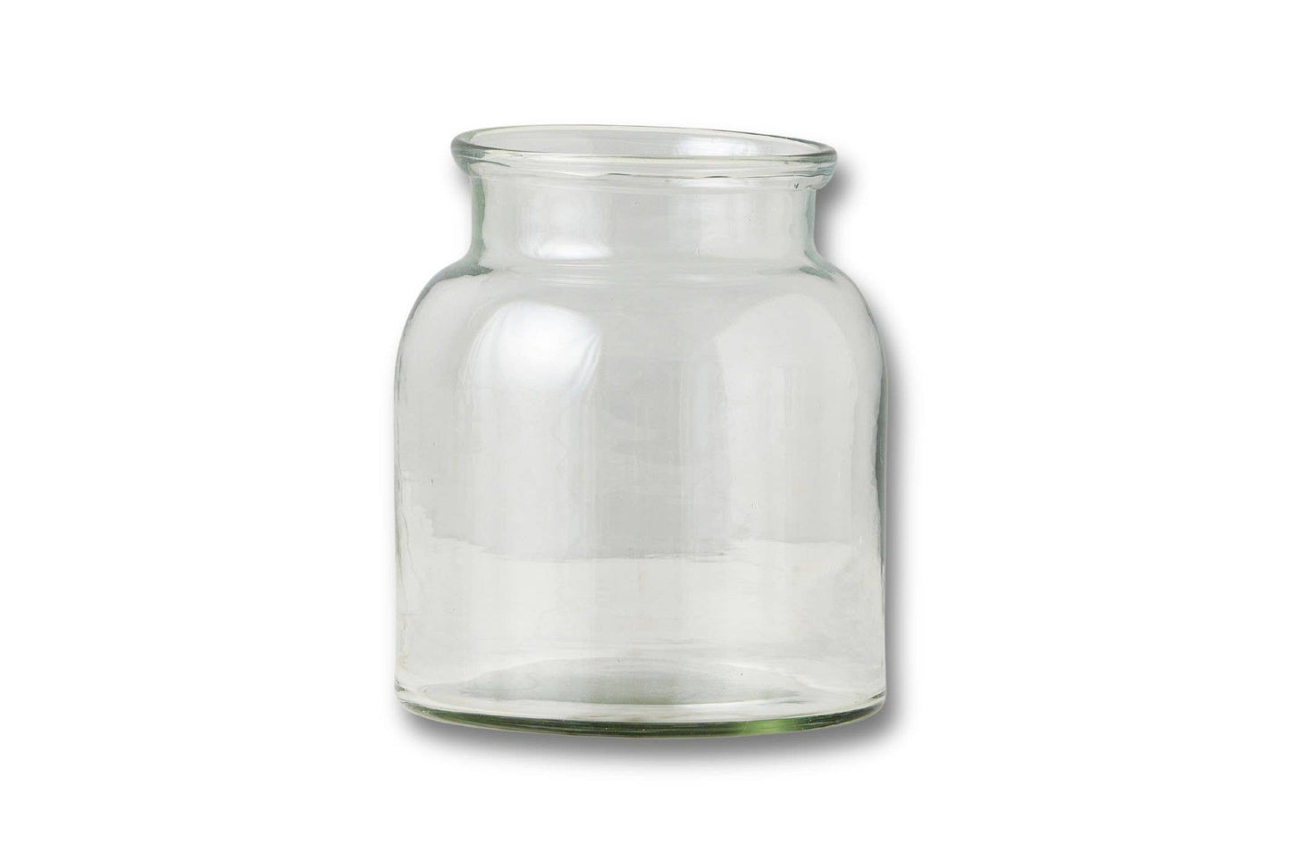 Clear Glass Mason Jar Vase