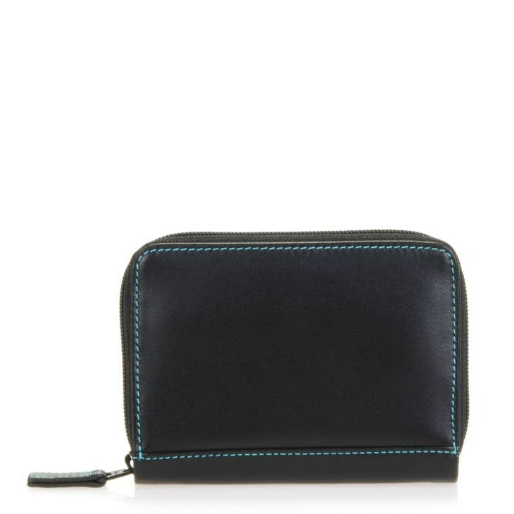 Zipped Fan Credit Card Holder Black Pace