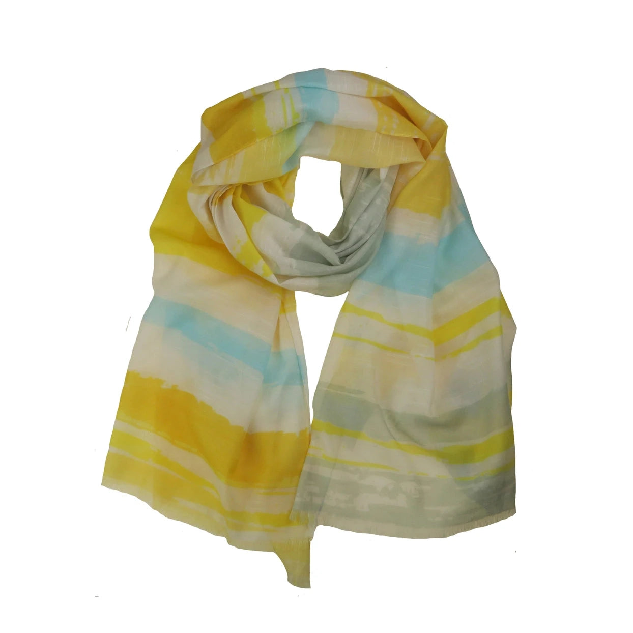 Balma Yellow Cotton Scarf/Wrap
