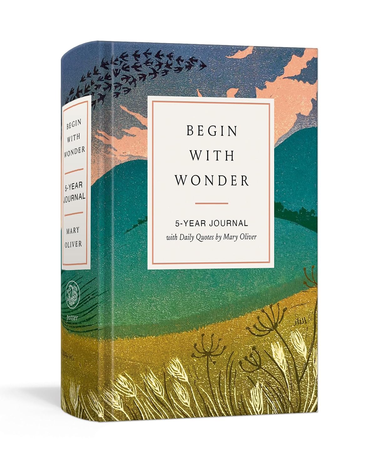Begin with Wonder: 5-Year Journal with Daily Quotes by Mary Oliver (Copy)
