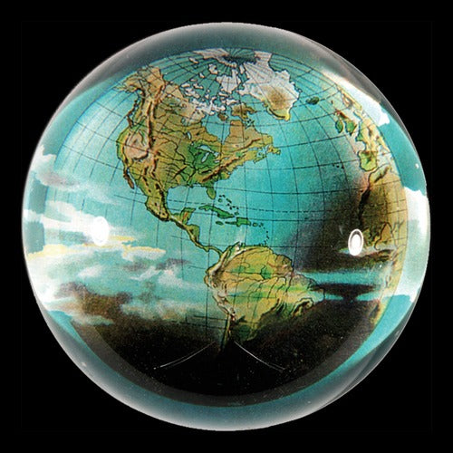 World Dome Paperweight, 3.5in x 1.5in