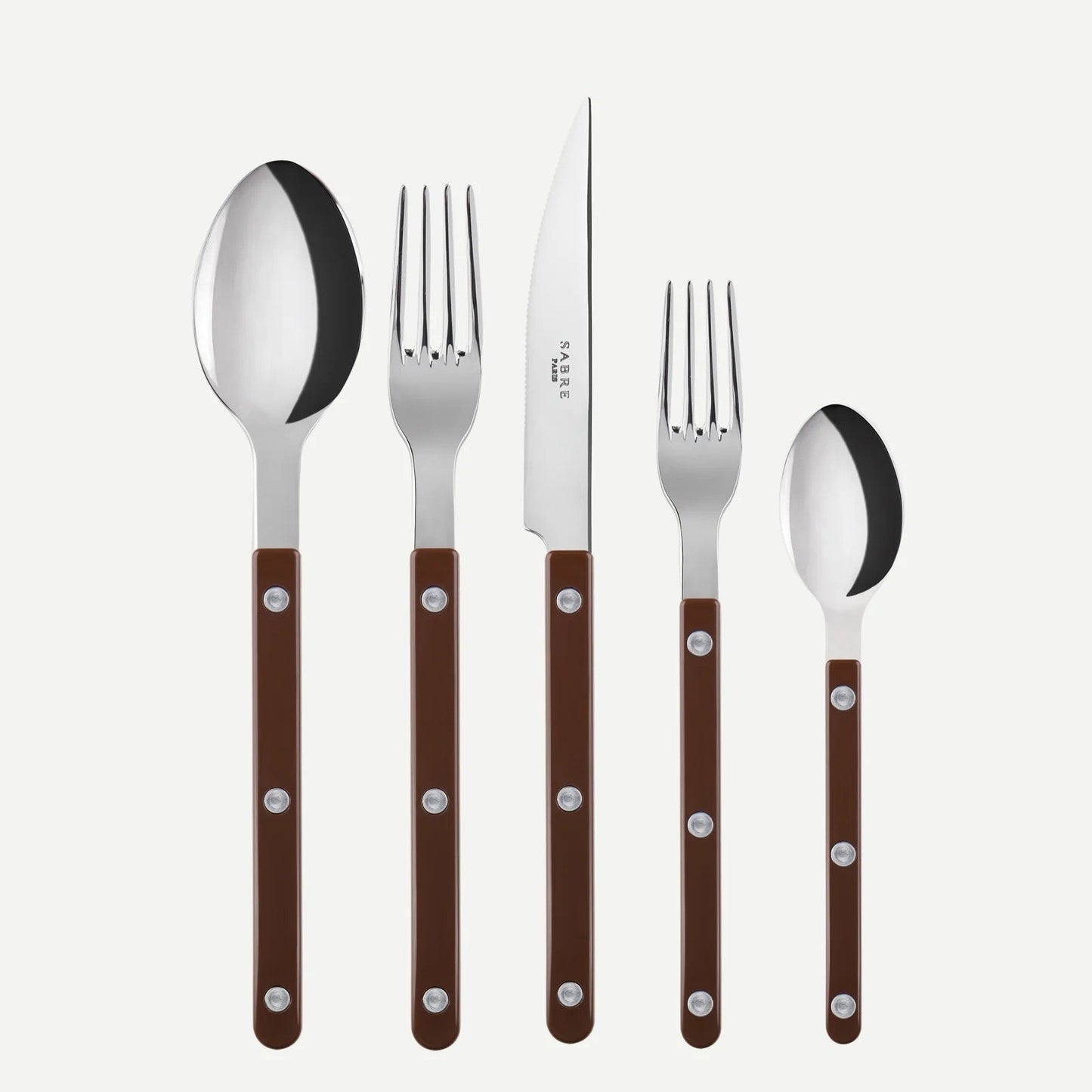 Bistrot Chocolat Five Piece Flatware Set