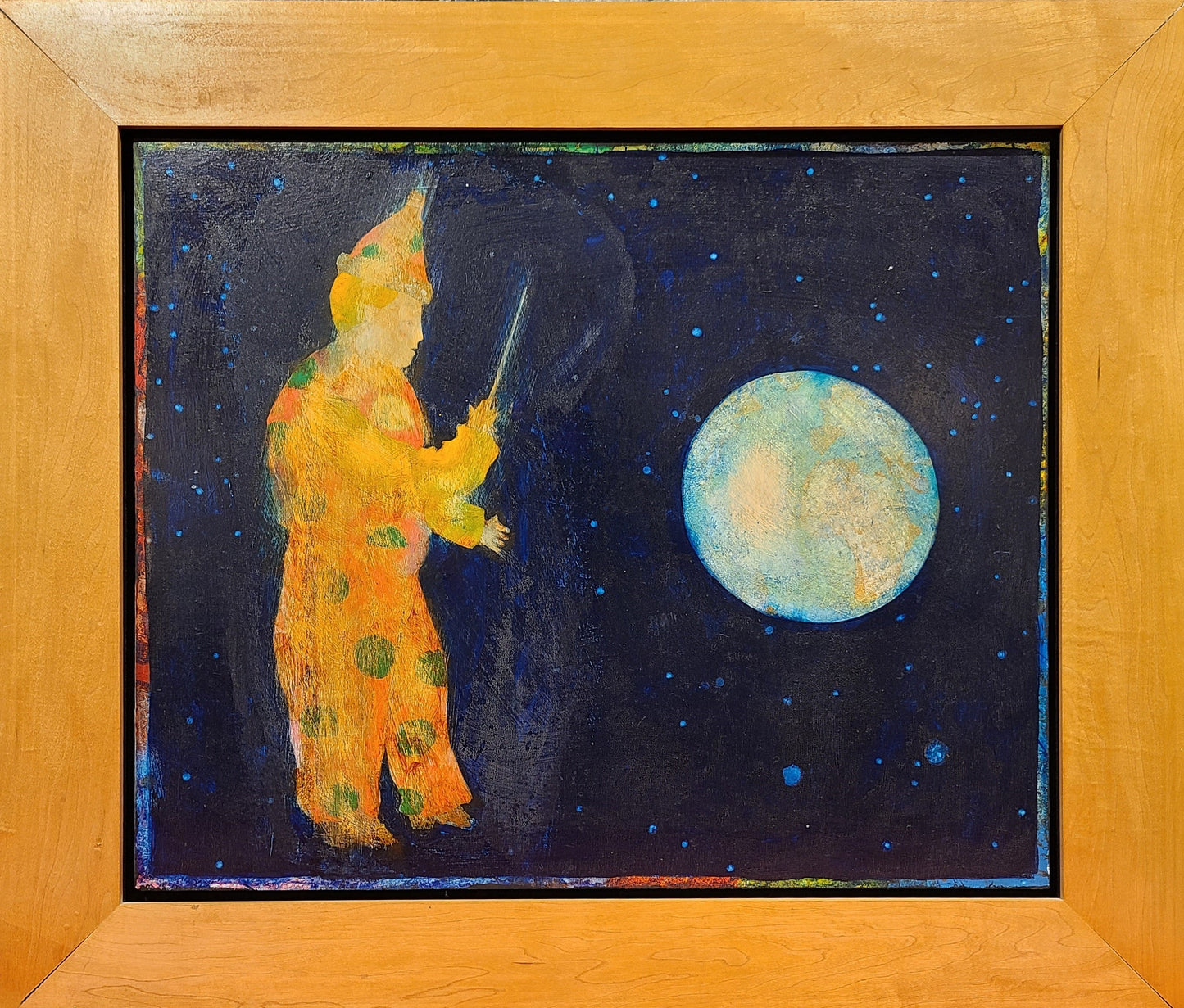 Conducts the Harmony of the World, Gouache Painting