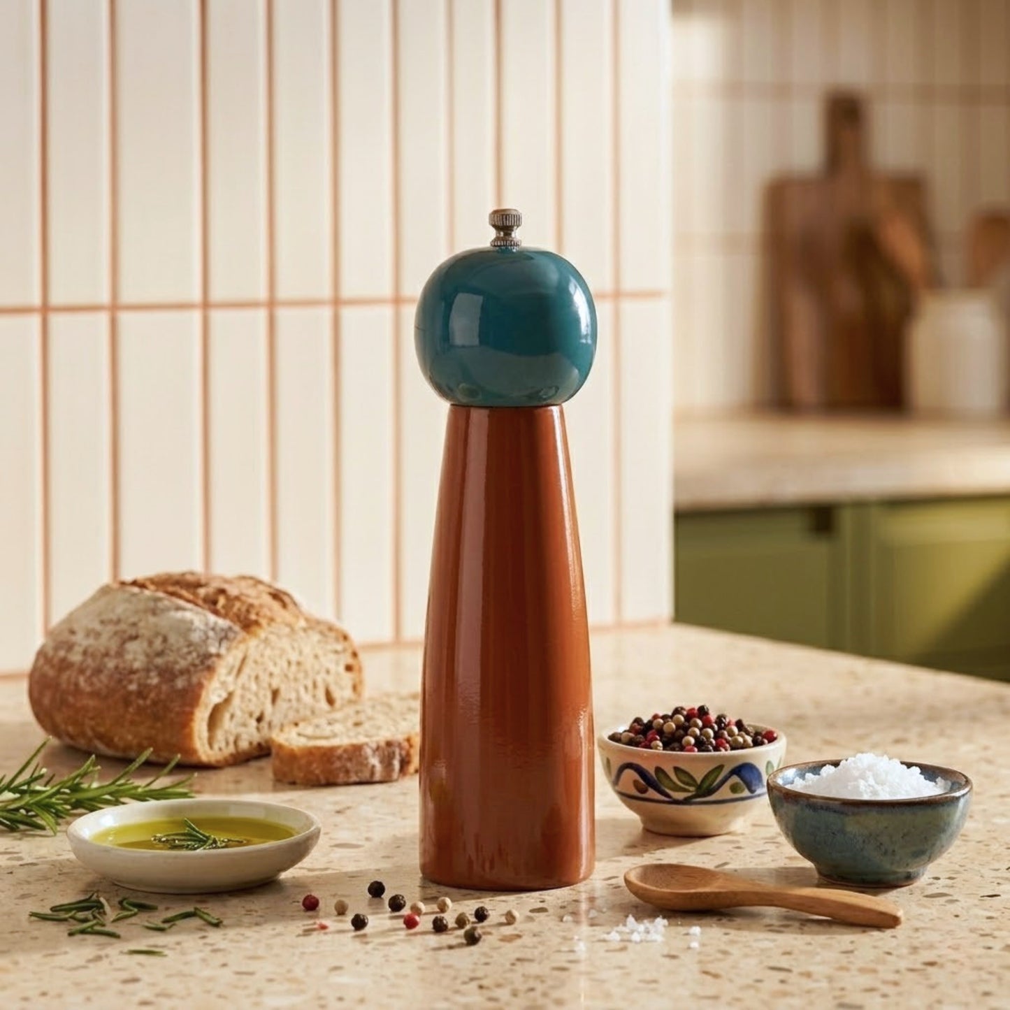 Harlow Raspberry Salt & Pepper Mill - r. h. ballard shop & gallery