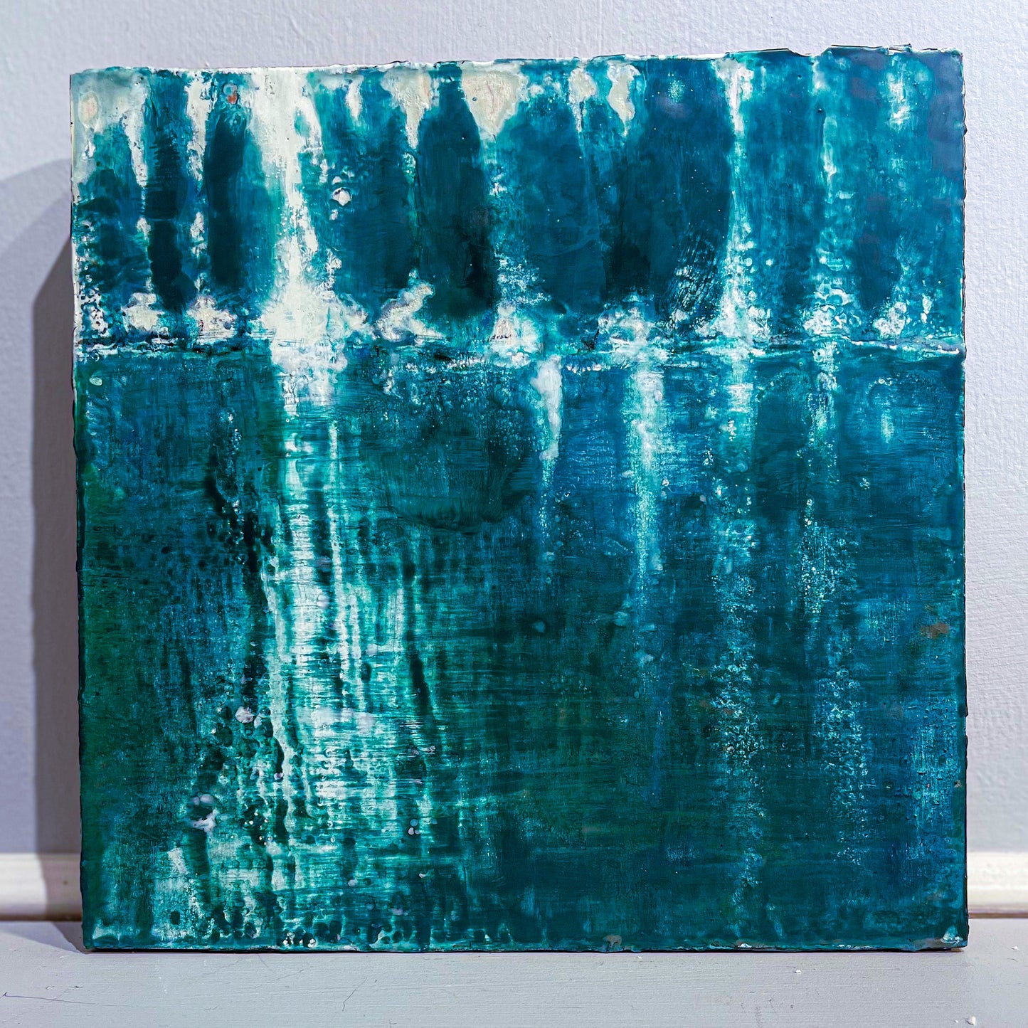 Night Shore, Encaustic