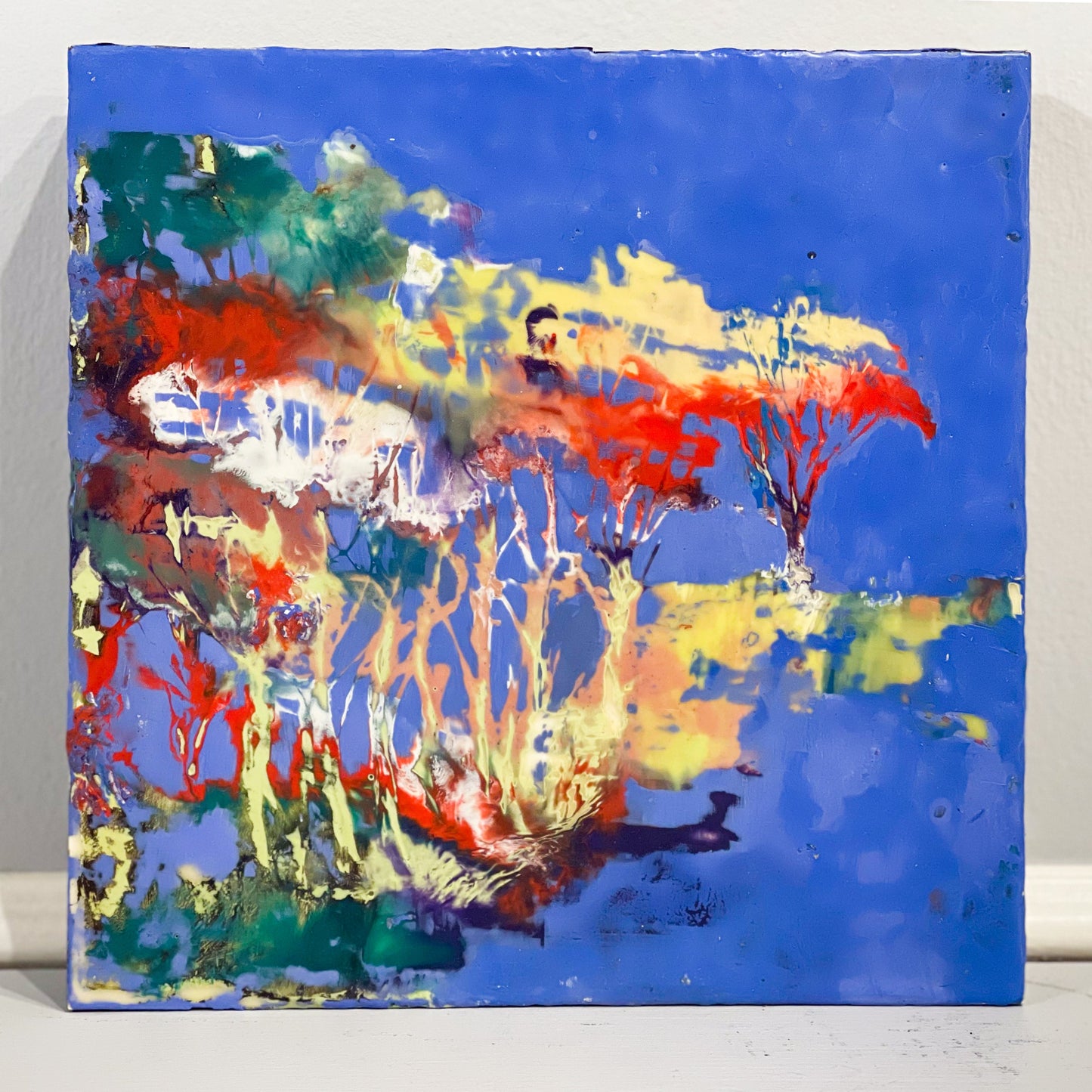 Tree Marks II, Encaustic