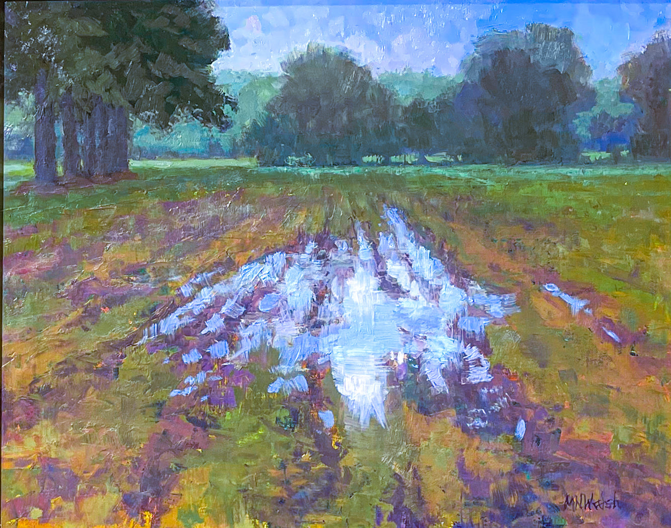 Waterlogged, Oil Painting