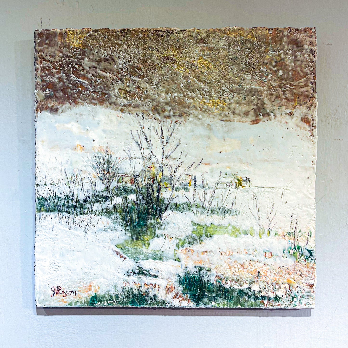 Spring, Encaustic